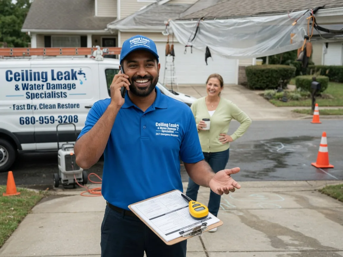Ceiling Leak Cleanup Iron City, GA FAQs